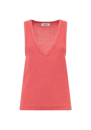 Laneus V-neck tank top - Pink