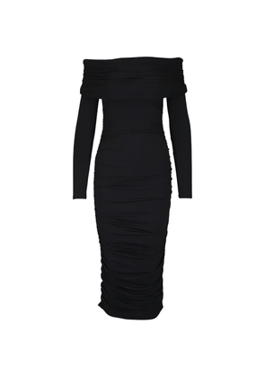 Veronica Beard Tinette off-shoulder midi dress - Black
