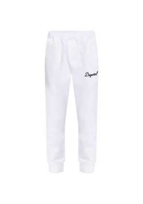 DSQUARED2 embroidered track pants - White