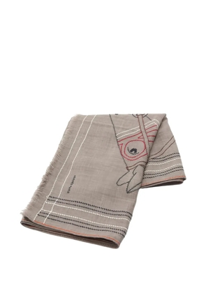 Hermès Pre-Owned 2010s Cheval a la Couverture scarves - Neutrals