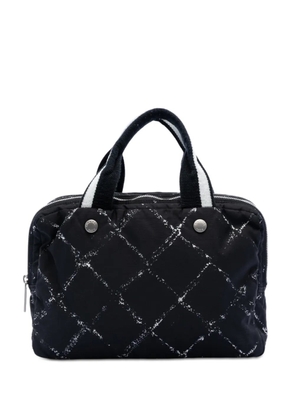 CHANEL Pre-Owned 2000-2002 Old Travel Line Nylon handbag - Black