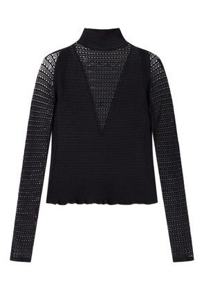 Lanvin turtleneck long-sleeved sweater - Black