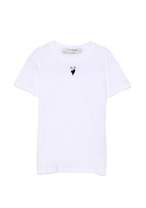 Kimhekim heart-charm T-shirt - White