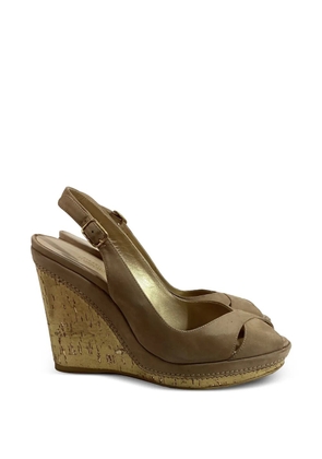 Stuart Weitzman peep-toe sandals - Brown