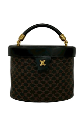 Celine Pre-Owned 1996 Macadam Coated Canvas vanity bag - Black