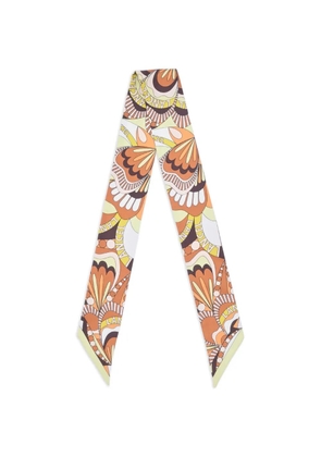 Lancel printed headband - Orange