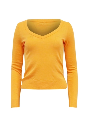 JOSEPH V-neck long sleeves T-shirt - Orange