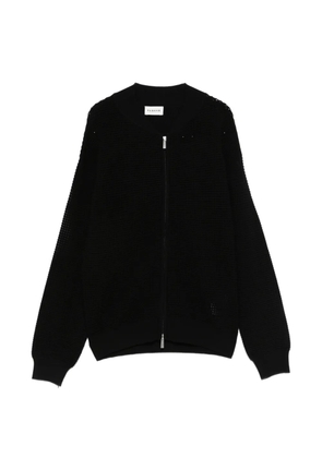 P.A.R.O.S.H. zip-up loong-sleeve cardigan - Black