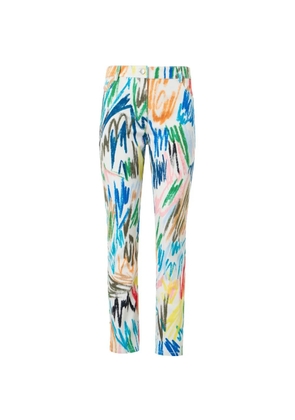 Akris Punto printed cropped trousers - White