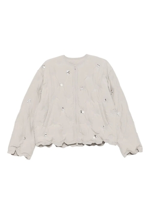 JNBY sequin-embellished puffer jacket - Grey