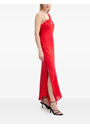 SAMSOE SAMSOE Saramina asymmetric ruffled maxi dress - Red