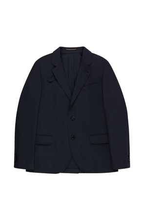 Incotex throat-latch single-breasted blazer - Blue