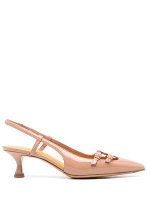mara bini 50mm Naomi slingback pumps - Neutrals