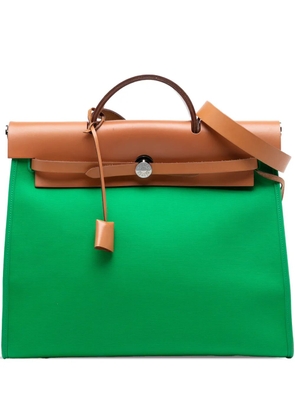 Hermès Pre-Owned 2014 Toile Herbag Zip 31 satchel - Brown