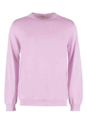 THE (Alphabet) ribbed-trim sweater - Pink
