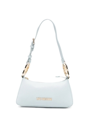 Love Moschino logo-detail shoulder bag - Blue