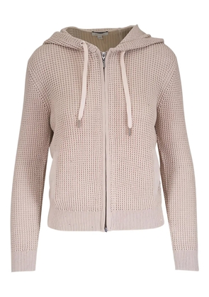 Kinross Cashmere zip-fastening hoodie - Neutrals