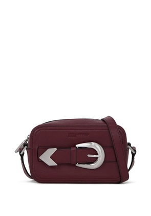 Karl Lagerfeld Jeans small buckle-detail cross body bag - Red