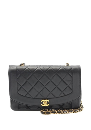 CHANEL Pre-Owned 1991-1994 matelassé Diana flap shoulder bag - Black