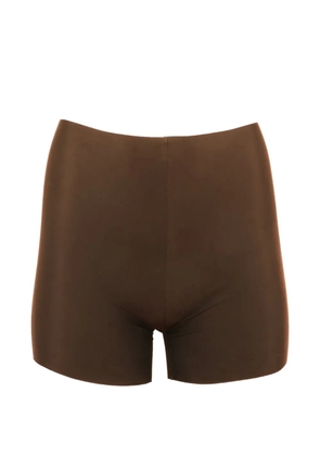 Fleur Du Mal Le Stretch Micro seam-free shorts - Brown