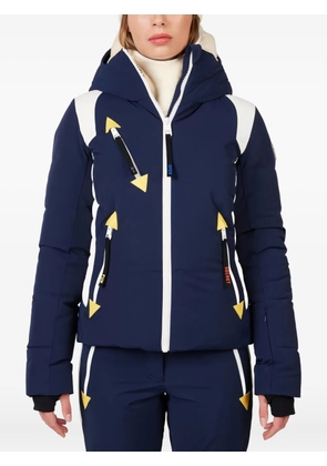 Rossignol x JCC graphic-print down jacket - Blue