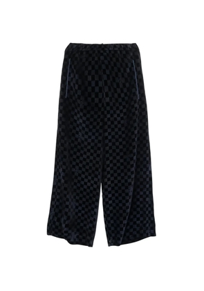 Louis Vuitton Pre-Owned drawstring straight trousers - Black