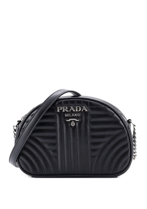 Prada Pre-Owned Dome Diagramme Quilted Leather Small crossbody bag - Black