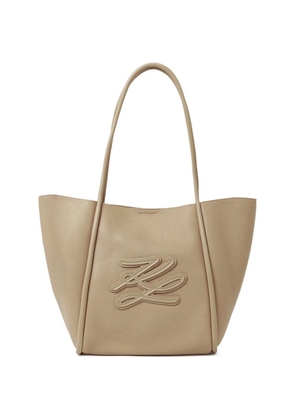 Karl Lagerfeld medium K/Autograph tote bag - Neutrals
