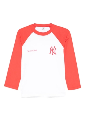 Sporty & Rich Yankees Serif T-shirt - White
