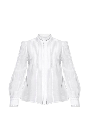 Zadig&Voltaire lace-panelled blouse - White