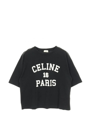 Celine Pre-Owned 2000s short-sleeve logo-print T-shirt - Black