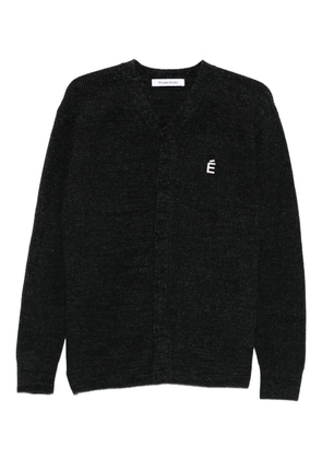 Études Studio V-neck ribbed cardigan - Grey