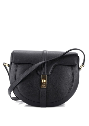 Celine Pre-Owned Besace 16 Bag Grained Calfskin Medium crossbody bag - Black