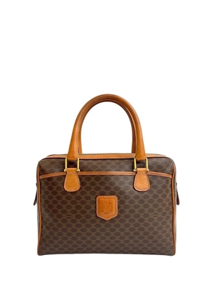 Celine Pre-Owned 1994 Macadam Coated Canvas boston bag - Brown