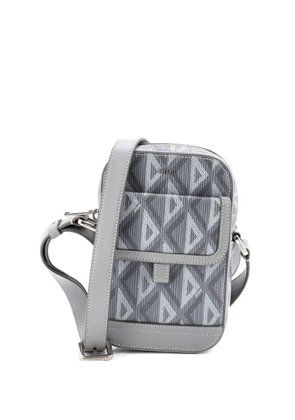 Christian Dior Pre-Owned Hit the Road Messenger Bag CD Diamond Coated Canvas and Leather crossbody bag - Grey