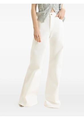 Eleventy belt-loops jeans - White