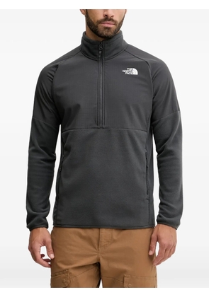 The North Face zip logo sweater - Grey