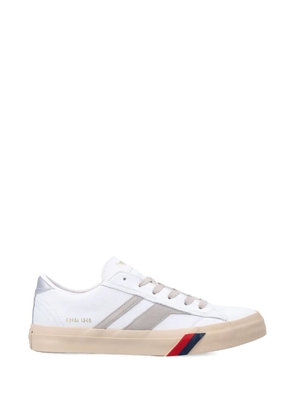 Pro-Keds stripe-detail leather sneakers - White