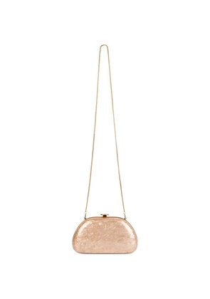 Gemy Maalouf marbled clutch bag - Neutrals