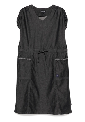 SPORT b. by agnès b. V-neck denim dress - Black