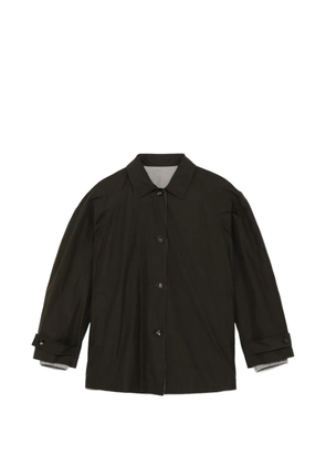 JNBY oversized A-line trench coat - Grey