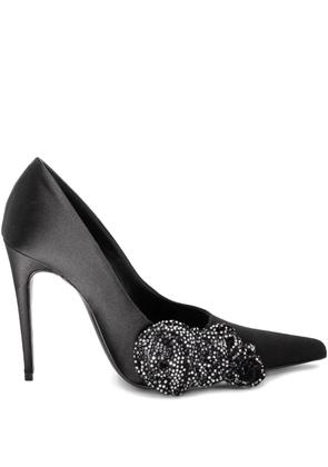 Magda Butrym crystal-embellished stiletto heeled pumps - Black