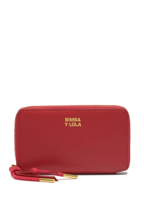 Bimba y Lola leather flap wallet - Red