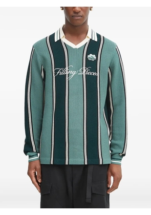 Filling Pieces Football jersey striped sweatshirt - Green