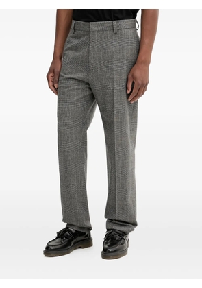 HUGO checked suit trousers - Grey