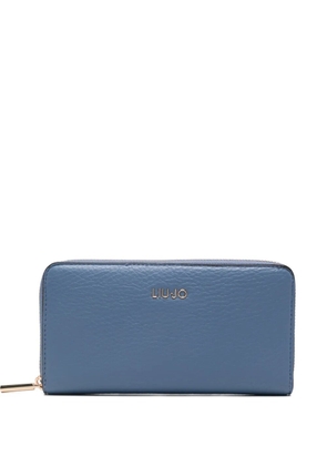 LIU JO zip leather wallet - Blue