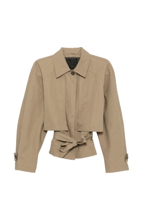 JNBY tied-hem jacket - Neutrals