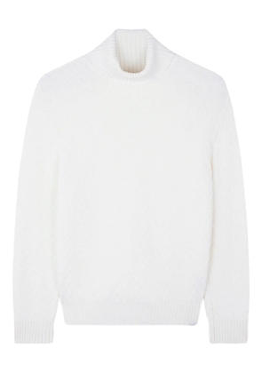 Paul & Shark turtleneck virgin-wool sweater - White