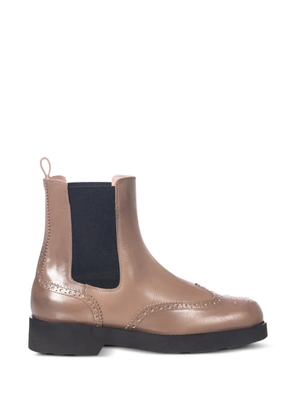 Fabiana Filippi pull-tab chelsea boots - Neutrals