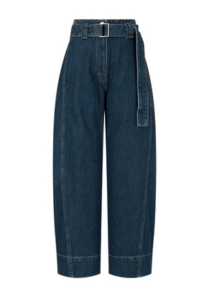 TOMBOY belted panelled denim trousers - Blue